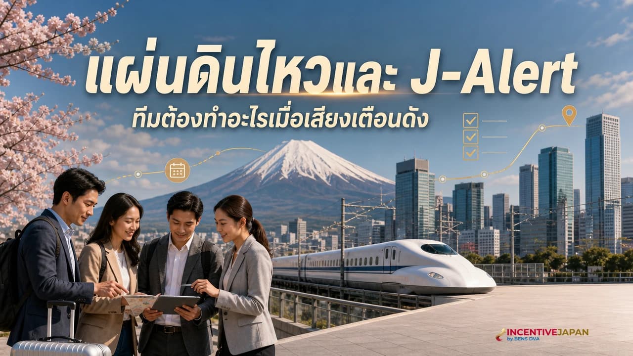 แผ่นดินไหวและ J-Alert ระหว่างทริปญี่ปุ่น ระบบเตือนภัยที่ทีมควรเข้าใจก่อนตกใจ